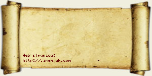 Jesenka Bakić vizit kartica